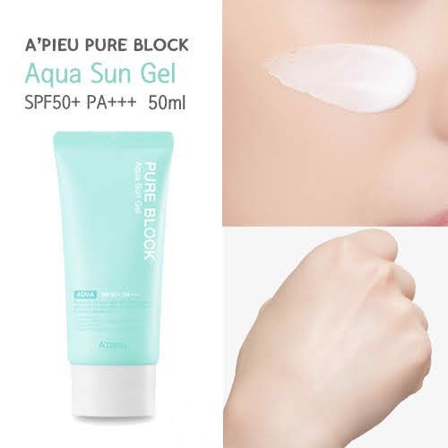 Kem Chống Nắng Dưỡng Ẩm A'pieu Pure Block Aqua Sun Gel SPF50+/PA+++ 50ml