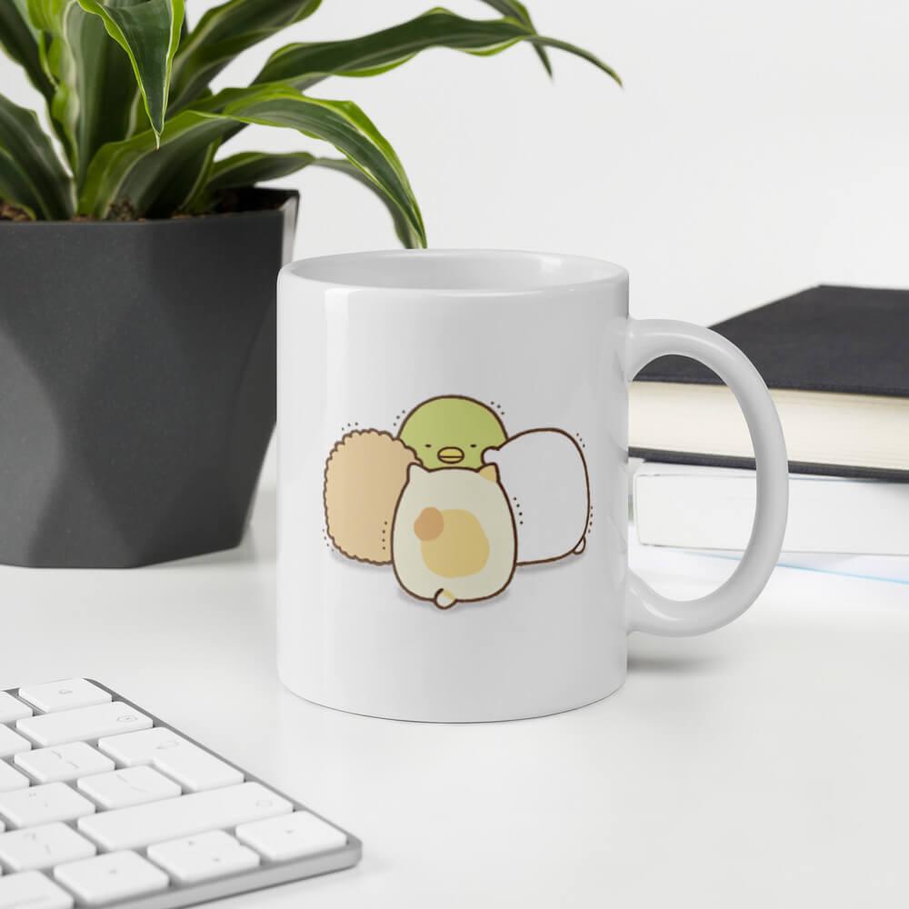 Cốc sứ hình mèo Sumikko Gurashi dễ thương 4