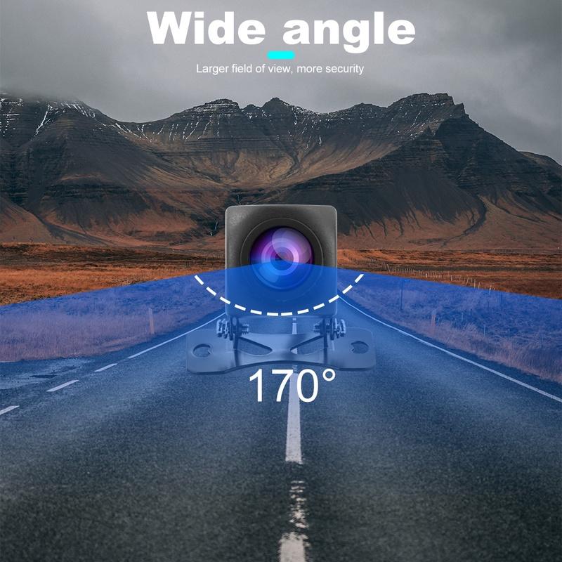 Camera Chiếu Hậu HD Góc Rộng 170 Độ Chống Thấm Nước Hỗ Trợ Đậu Xe Ban Đêm Cho Ô Tô