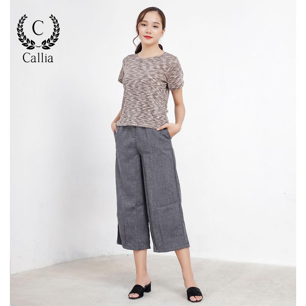 Áo thun cổ tròn nữ Callia Gee tee