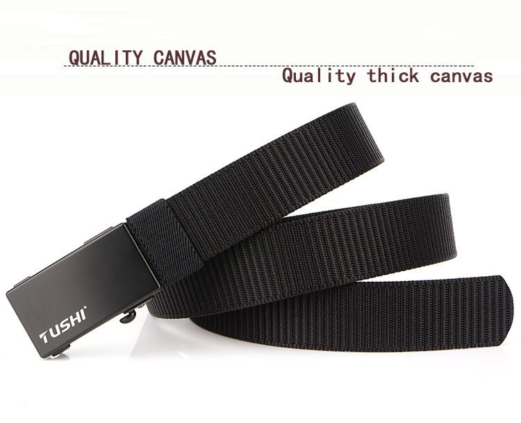 Dây Thắt Lưng Nam Cao Cấp, Vải Canvas, Khóa Tự Động Đơn Giản, Tiện Lợi_Dây Nịt Nam Vải Bố_Phong Cách Trẻ Trung, Nam Tính, Dễ Phối Đồ_Nhiều Màu