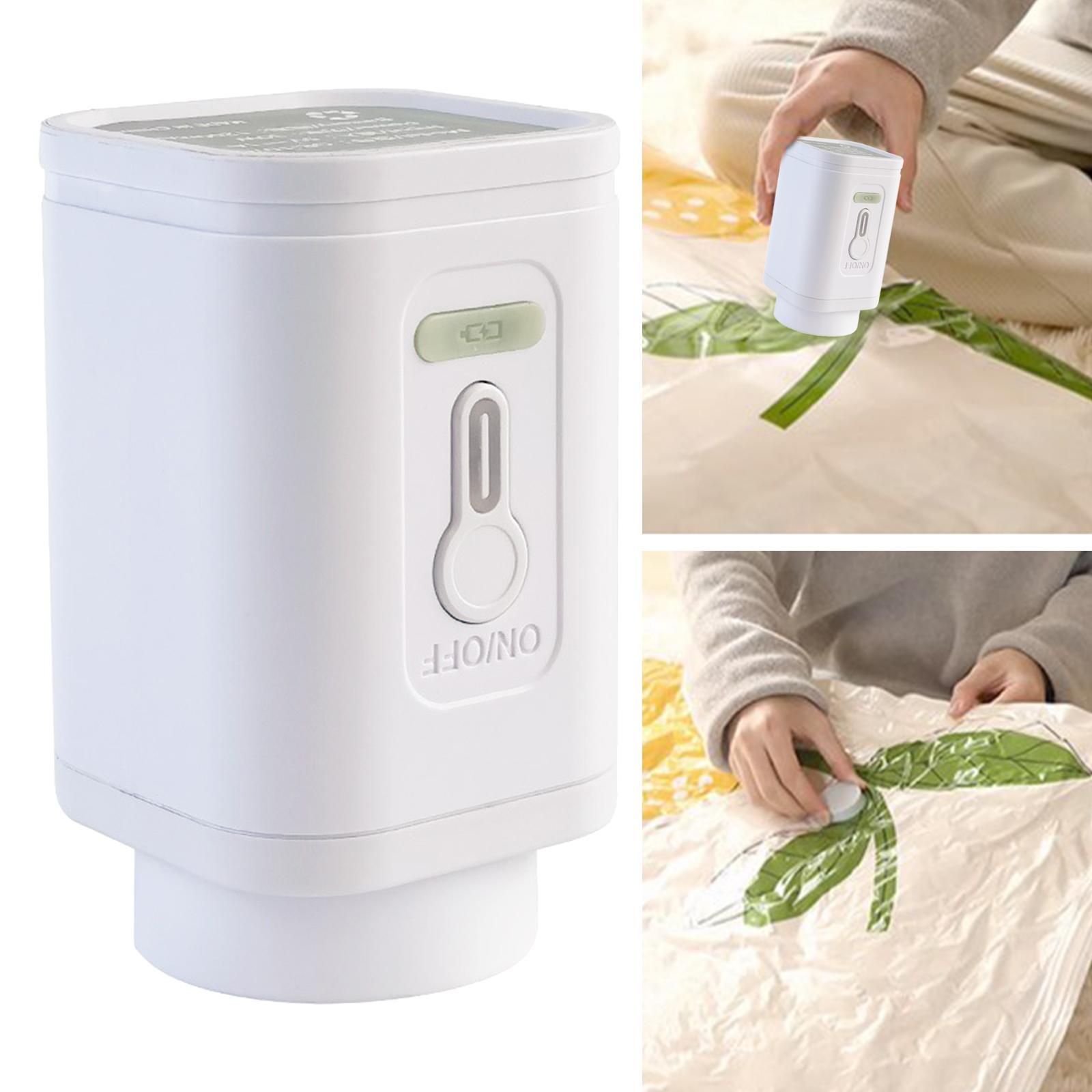 Vacuum Storage Bag Electric Air Pump Space Saver Compact for Clothes Pillows