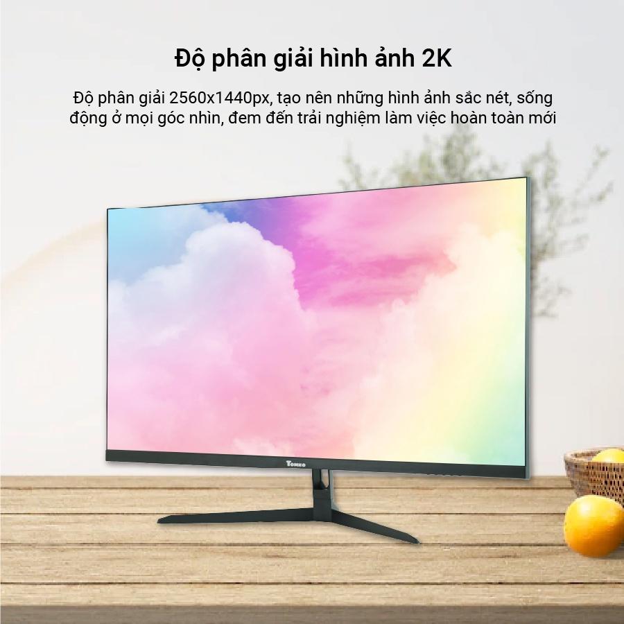 Màn hình máy tính 32 inch 2KTomko T3232Q Tần số quét 75HZ Tấm nền IPS - Hàng chính hãng