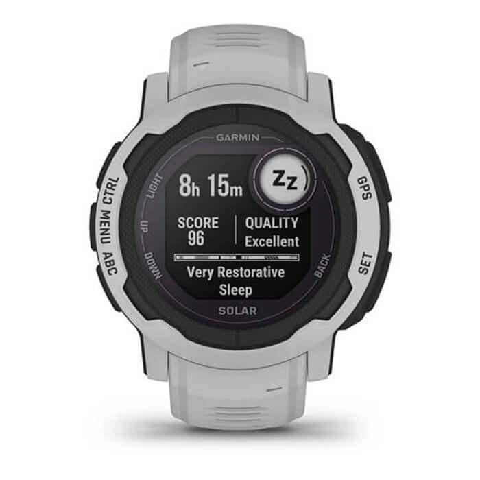 Đồng Hồ Thông Minh Garmin Instinct 2 Solar - Mist Gray (Màu Xám Nhạt) - Hàng Chính Hãng