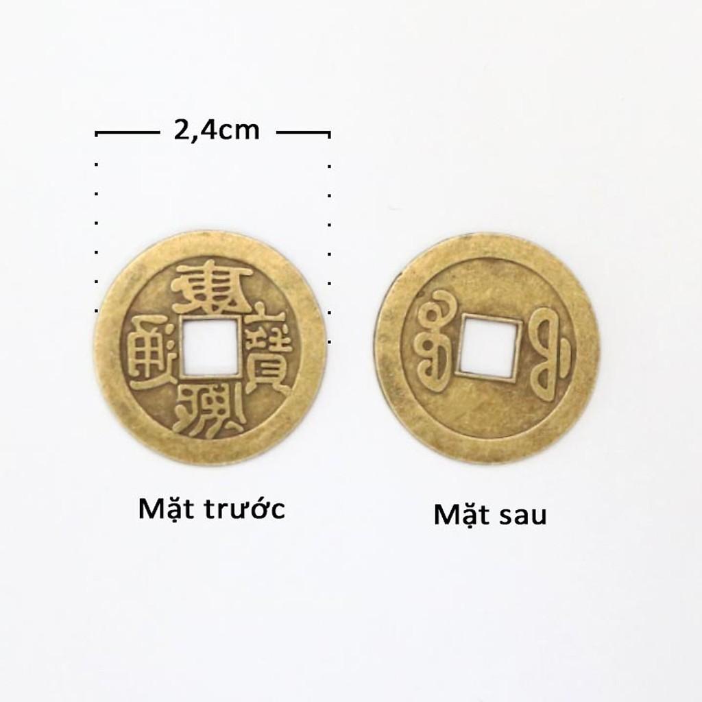 Combo 500 đồng xu ngũ đế phong thủy may mắn