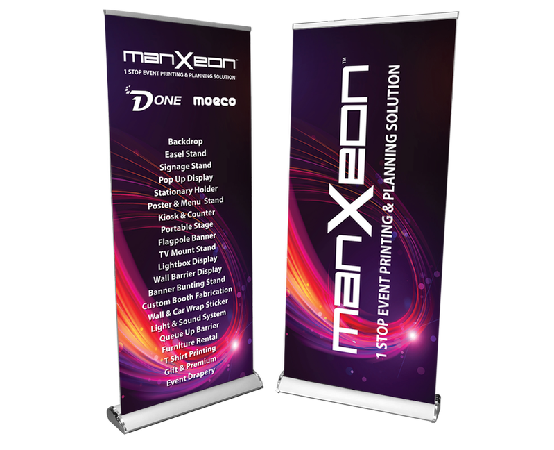 STANDEE CUỐN HÀO HOA NHỰA - LUXURY BANNER 80X200CM DẦY DẶN CHẮC CHẮN