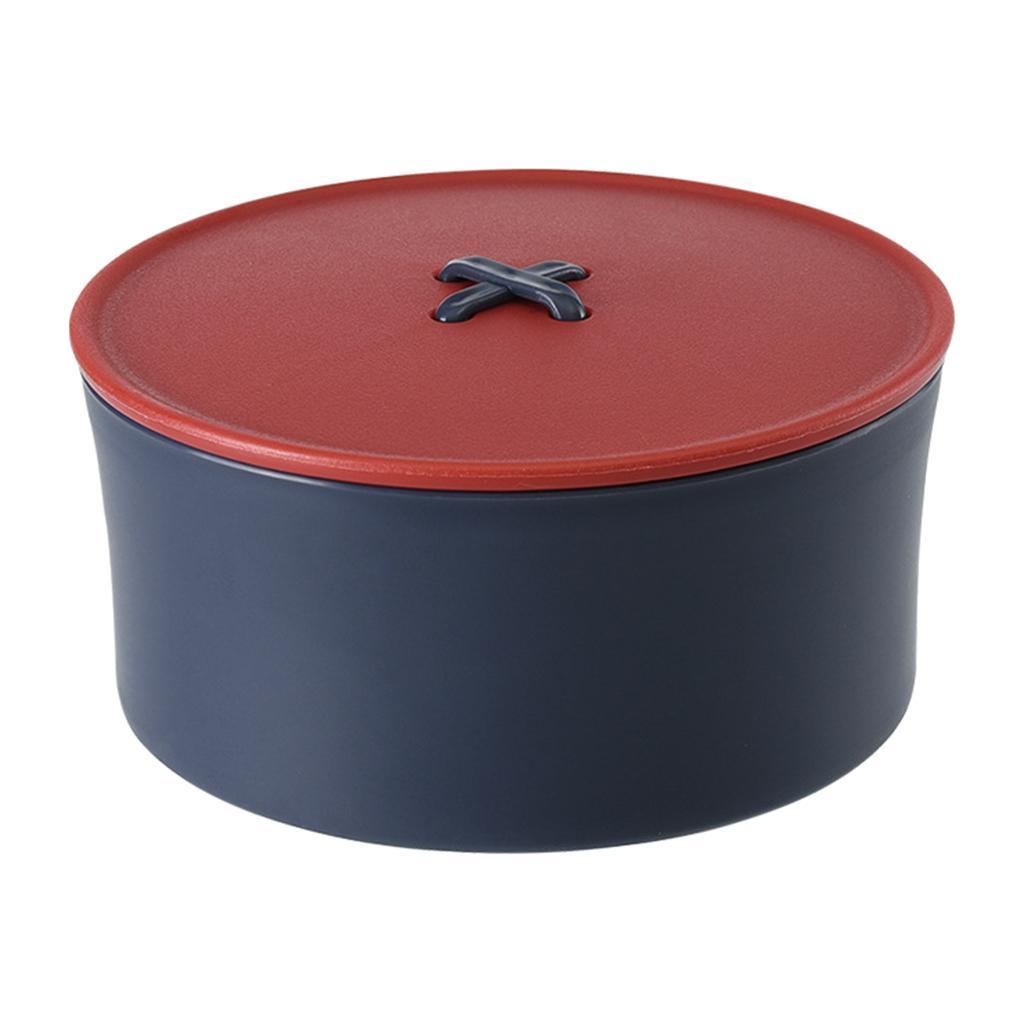 24Pcs Sewing Kit Case  Thread Tape   Kit Red Blue