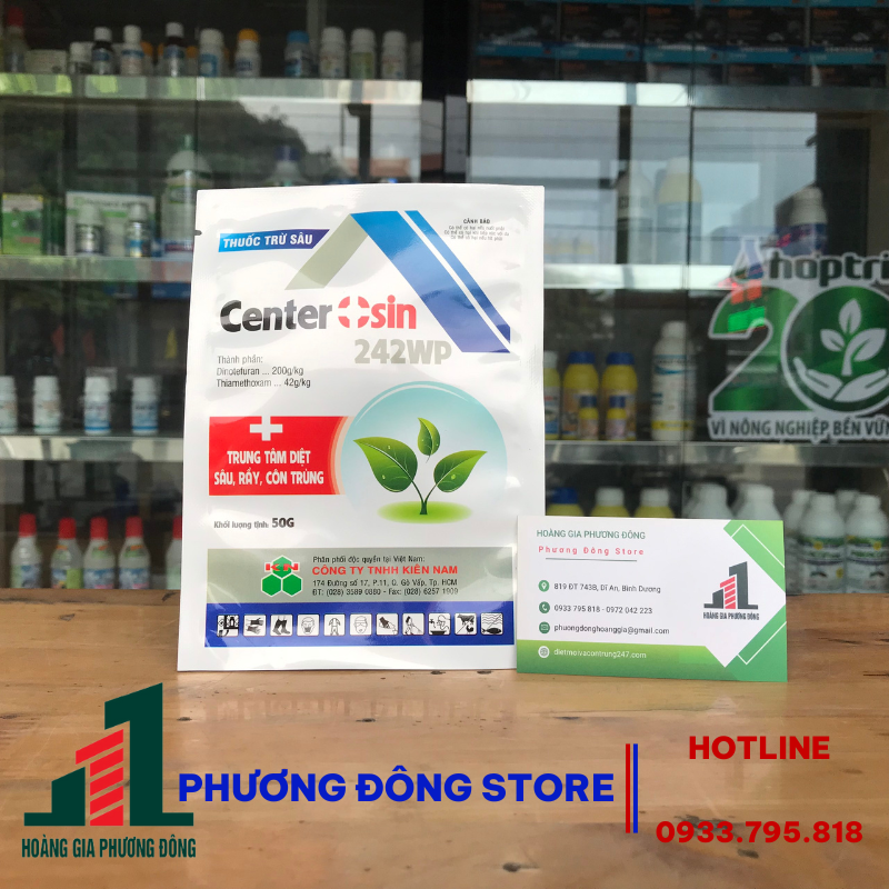 Thuốc trừ sâu rầy nâu và bọ trĩ trên lúa CenterOsin 242WP