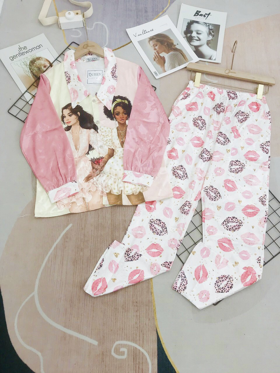 Bộ PIJAMA LỤA LATIN CỰC XINH