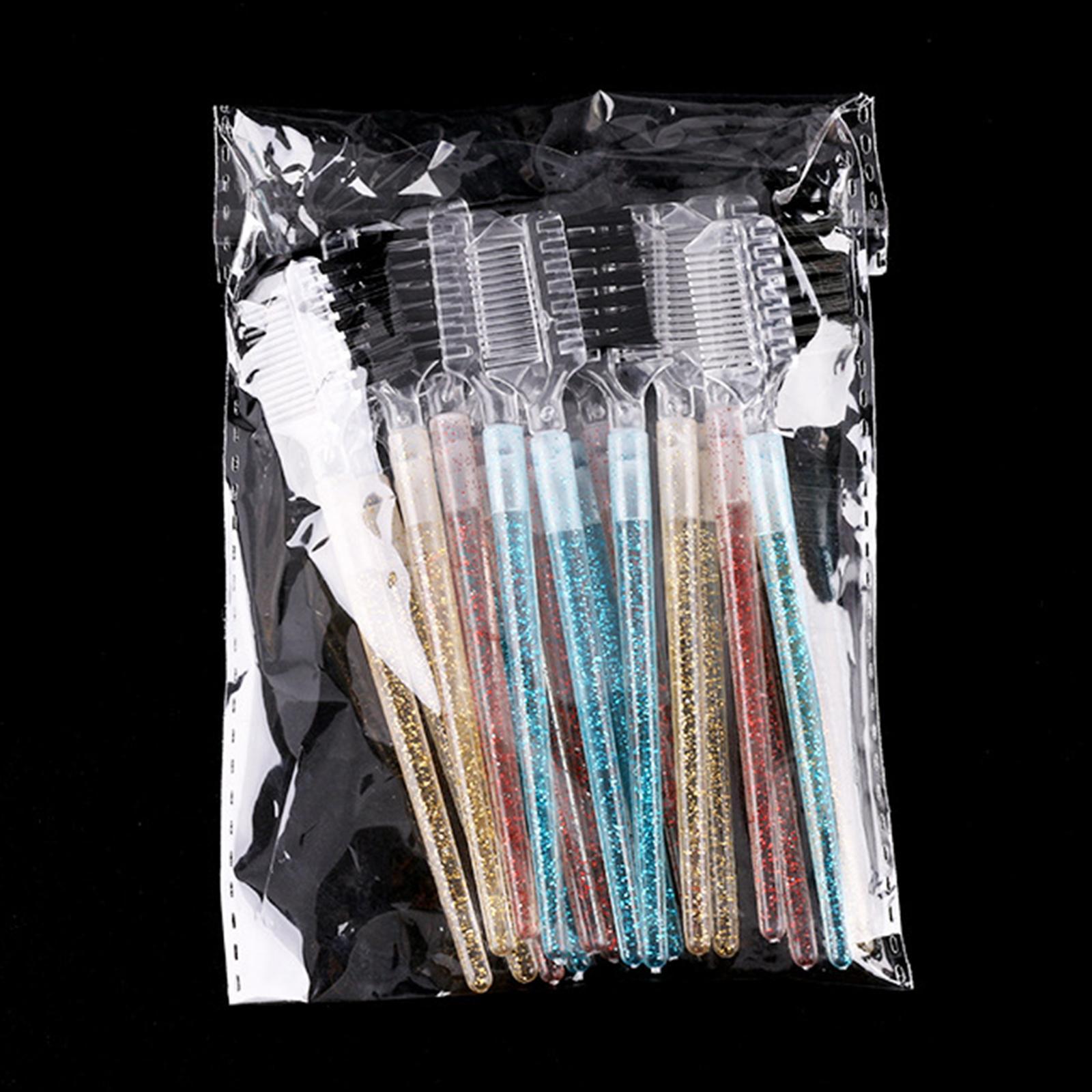 Eyebrow Brush and Comb Dual Purpose Professional for Cosmetic Tools 200x Blue