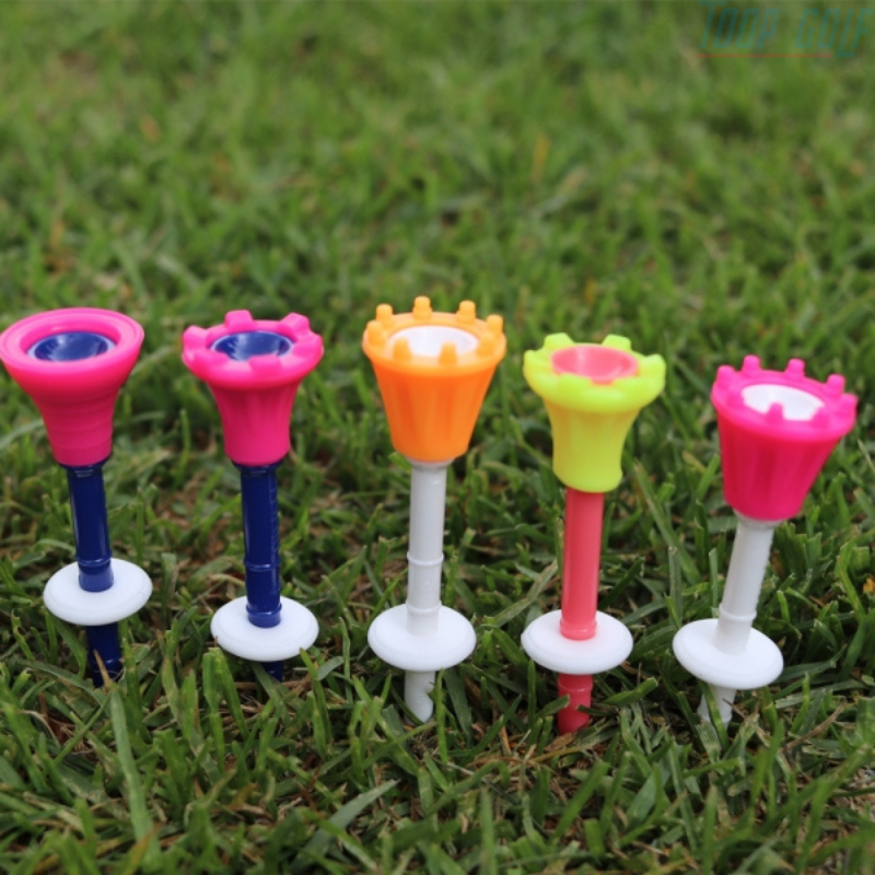 Que đỡ bóng golf King Tee hộp 12 tee chất liệu nhựa Silicone 