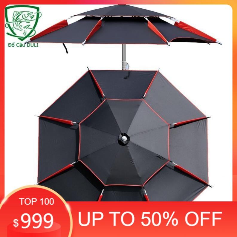 SALE LỚN Ô Câu Cá Ô Dù Che Nắng Mưa Hình Xanh Dọc Dưa KK-11