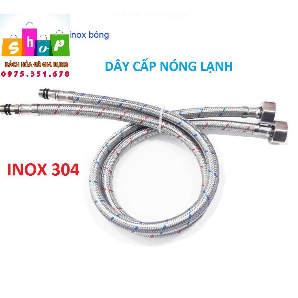 Dây cấp nước cho vòi 1 chân nóng lạnh