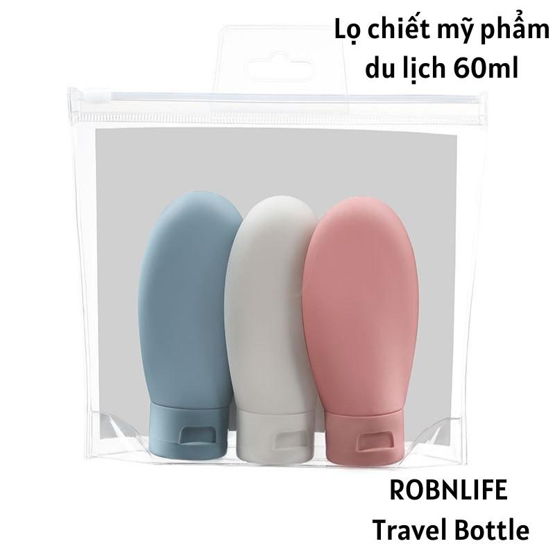 Lọ chiết mỹ phẩm dầu gội du lịch 60ml ROBNLIFE LN329