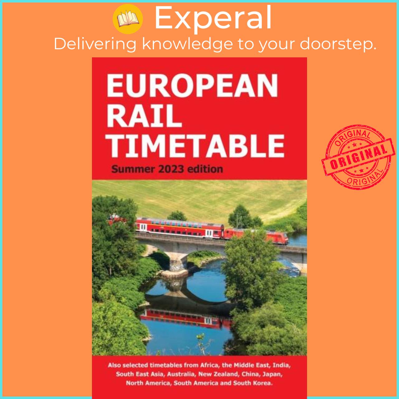 Sách - European Rail Timetable Summer 2023 by  (UK edition, paperback)