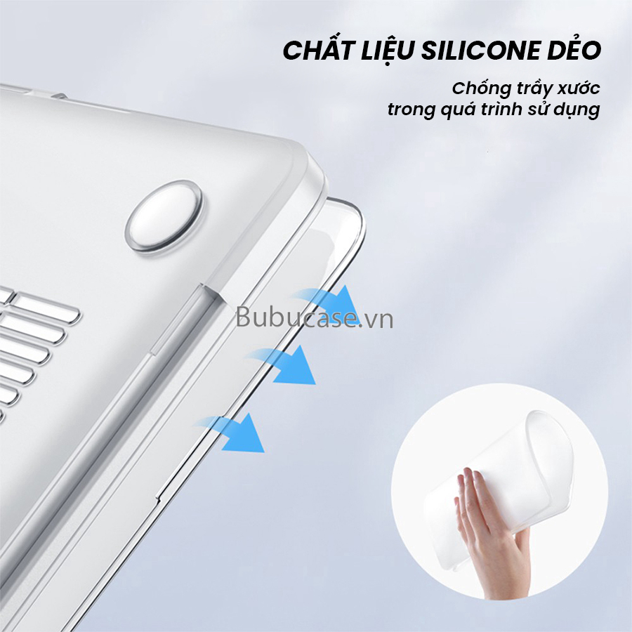 Ốp Cho Macbook - Case Macbook Trong Suốt Nhựa Dẻo Cao Cấp - Full Dòng