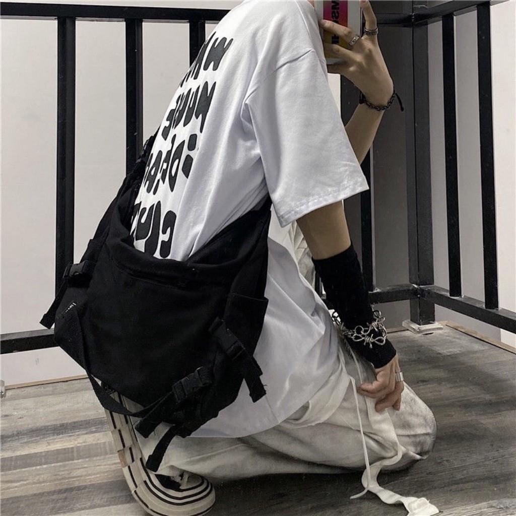 Túi vải Túi đeo chéo Canvas nam nữ học sinh sinh viên đi học đi chơi thời trang Hàn Quốc