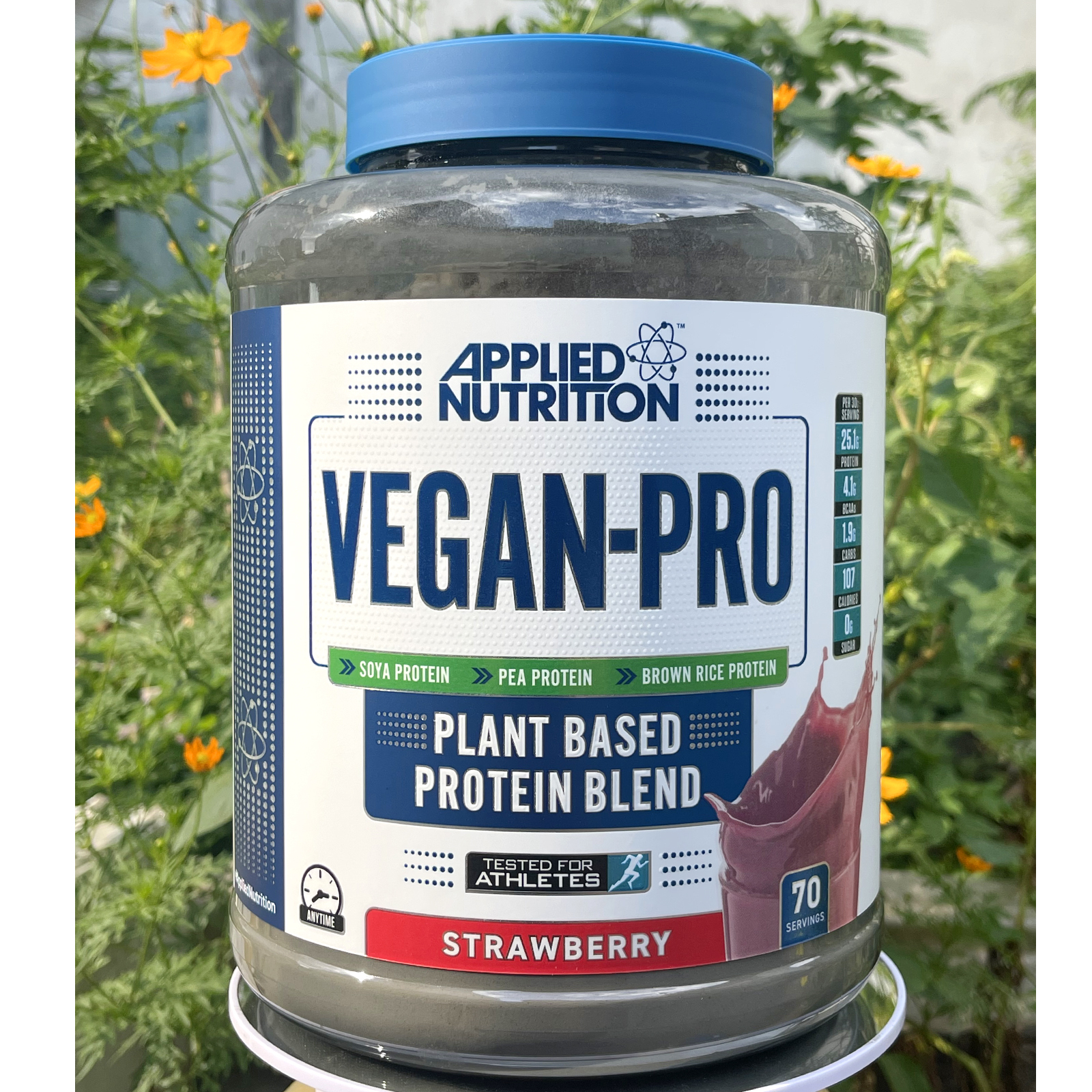 Sữa tăng cơ VEGAN PRO hộp 70 lần dùng của APPLIED NUTRITION với 100% protein từ thực vật - hỗ trợ tăng cơ giảm mỡ cao cấp