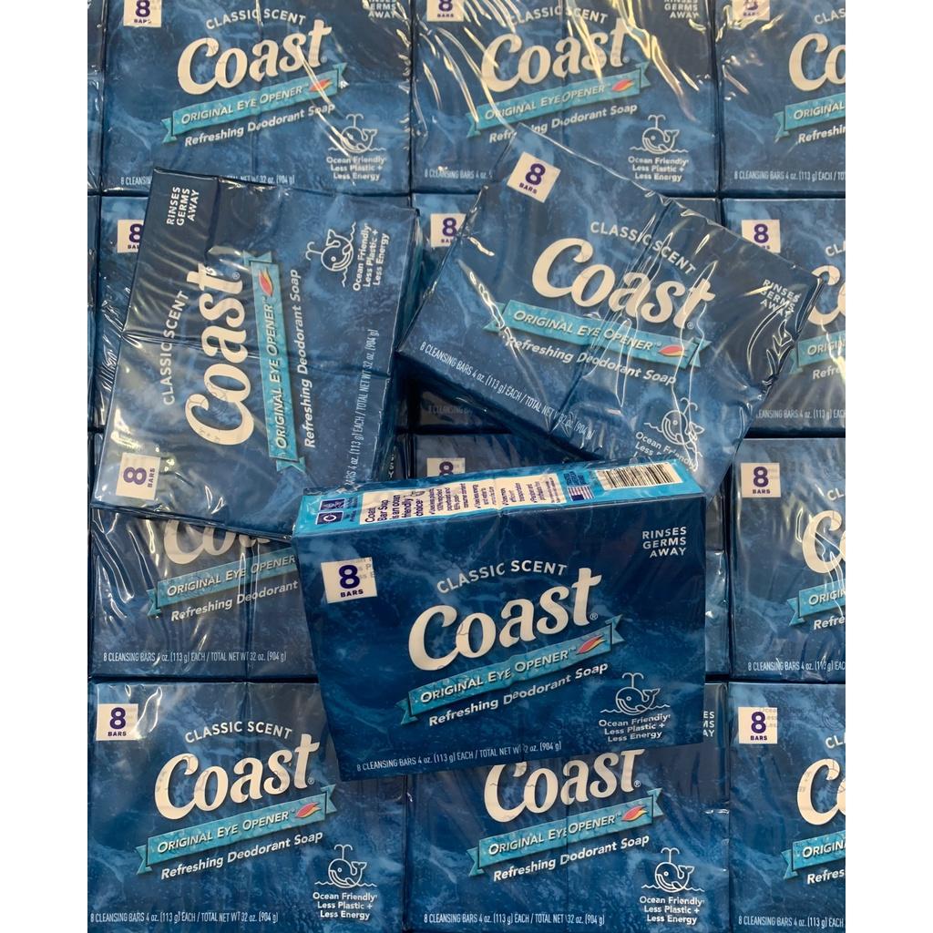 Xà Bông Cục Coast Mỹ Lốc 8 Cục - mẫu mới