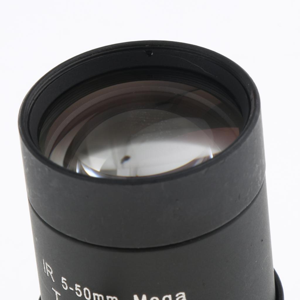 5mm-50mm 1/3" F1.6 Manual Iris Lens CS Mount for Security CCTV Camera