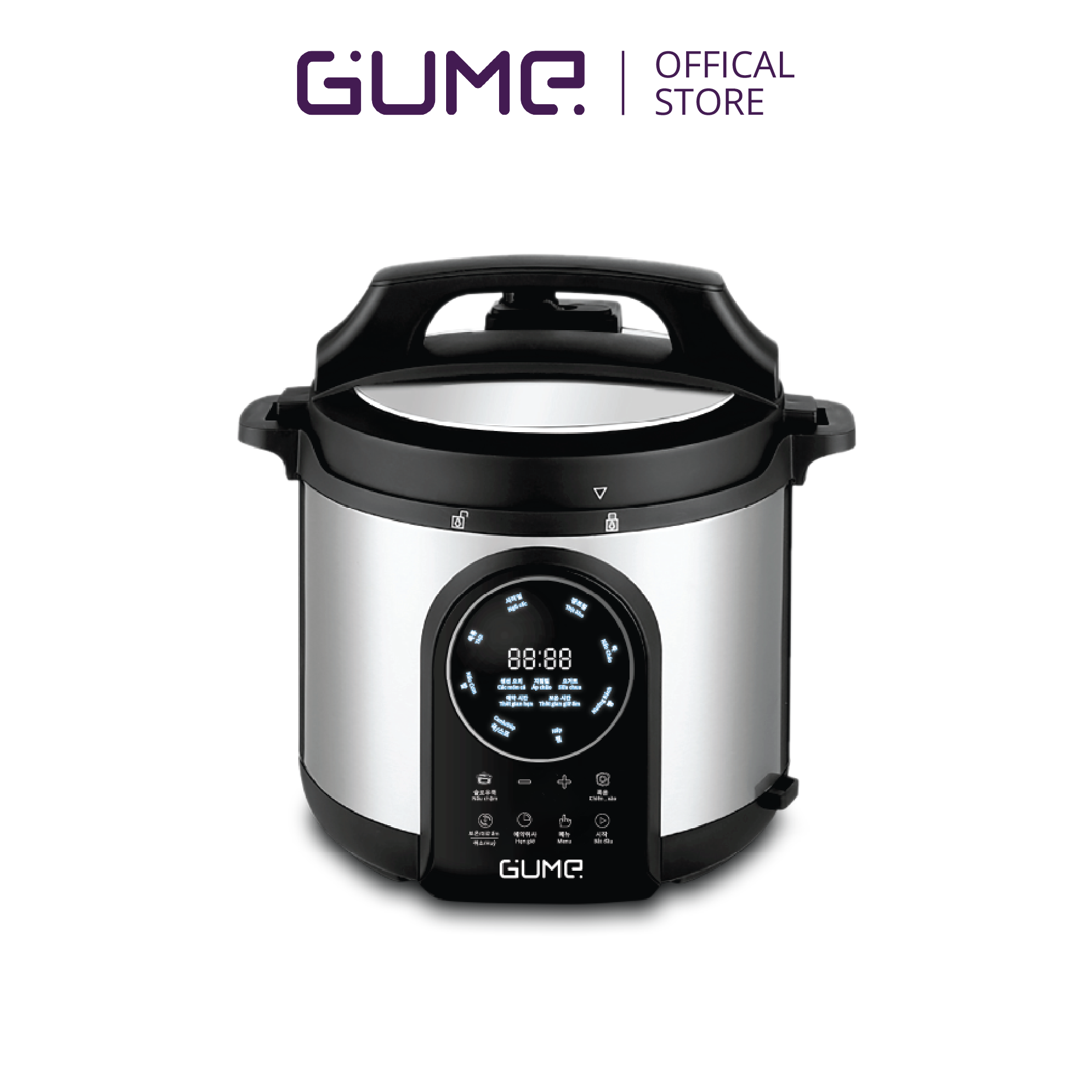 Nồi Áp Suất Điện 6L GUME  Hàng Nhập Khẩu Hàn Quốc - Bảo Hành 24 Tháng