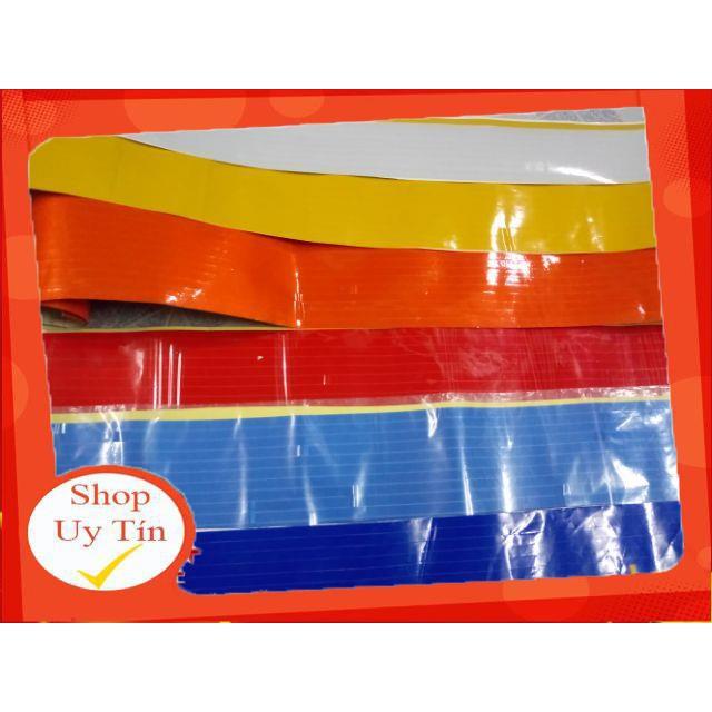 Bộ tem chỉ phản quang dán đủ 2 bánh xe môtr