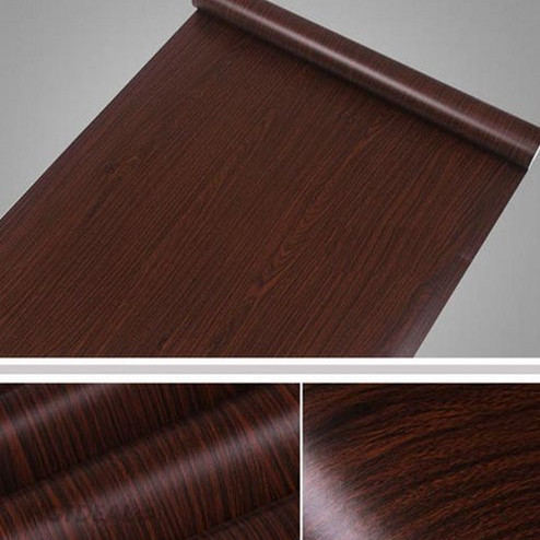 5m giấy decal cuộn vân gỗ nâu DTL47