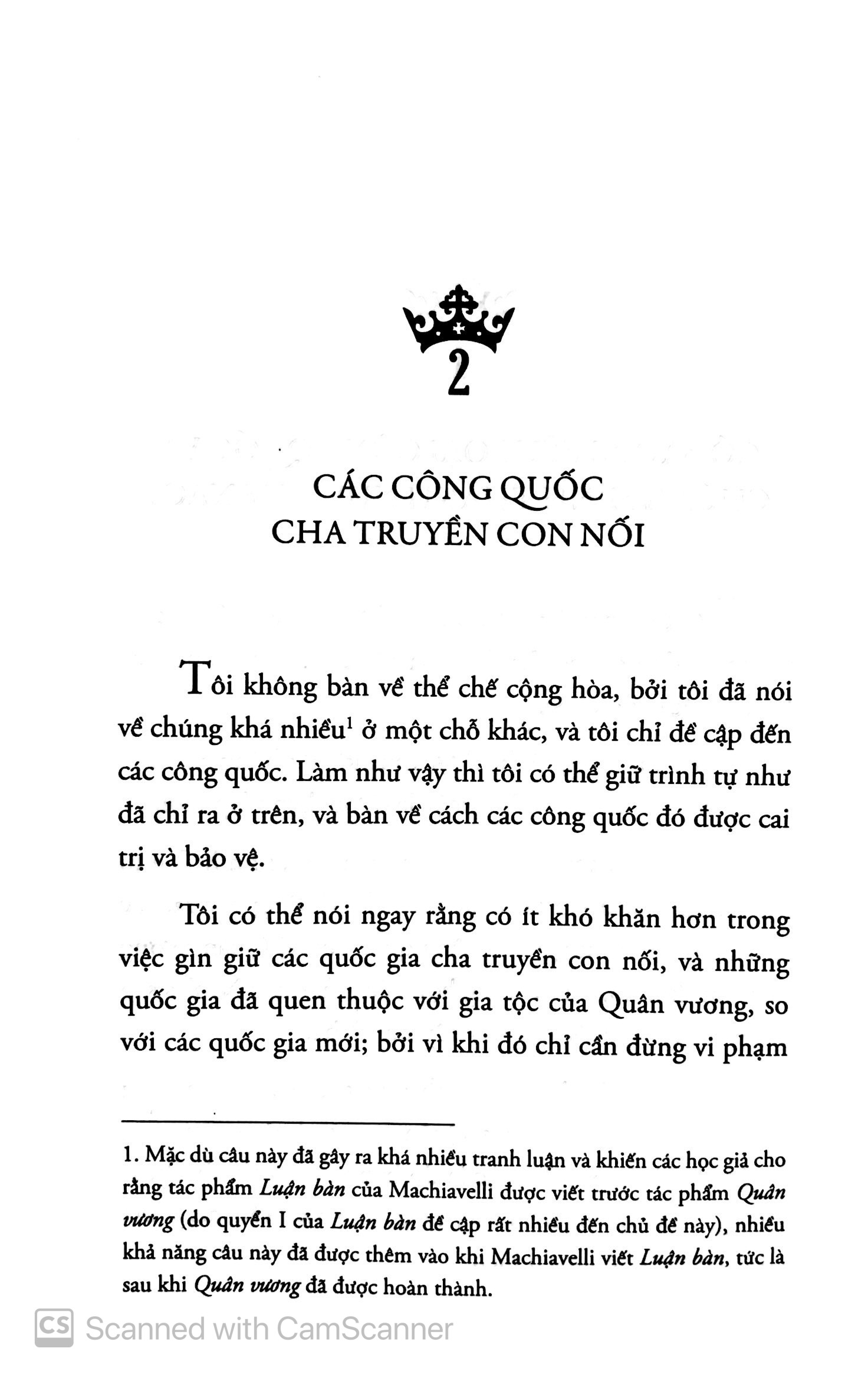 Quân Vương – Thuật Cai Trị