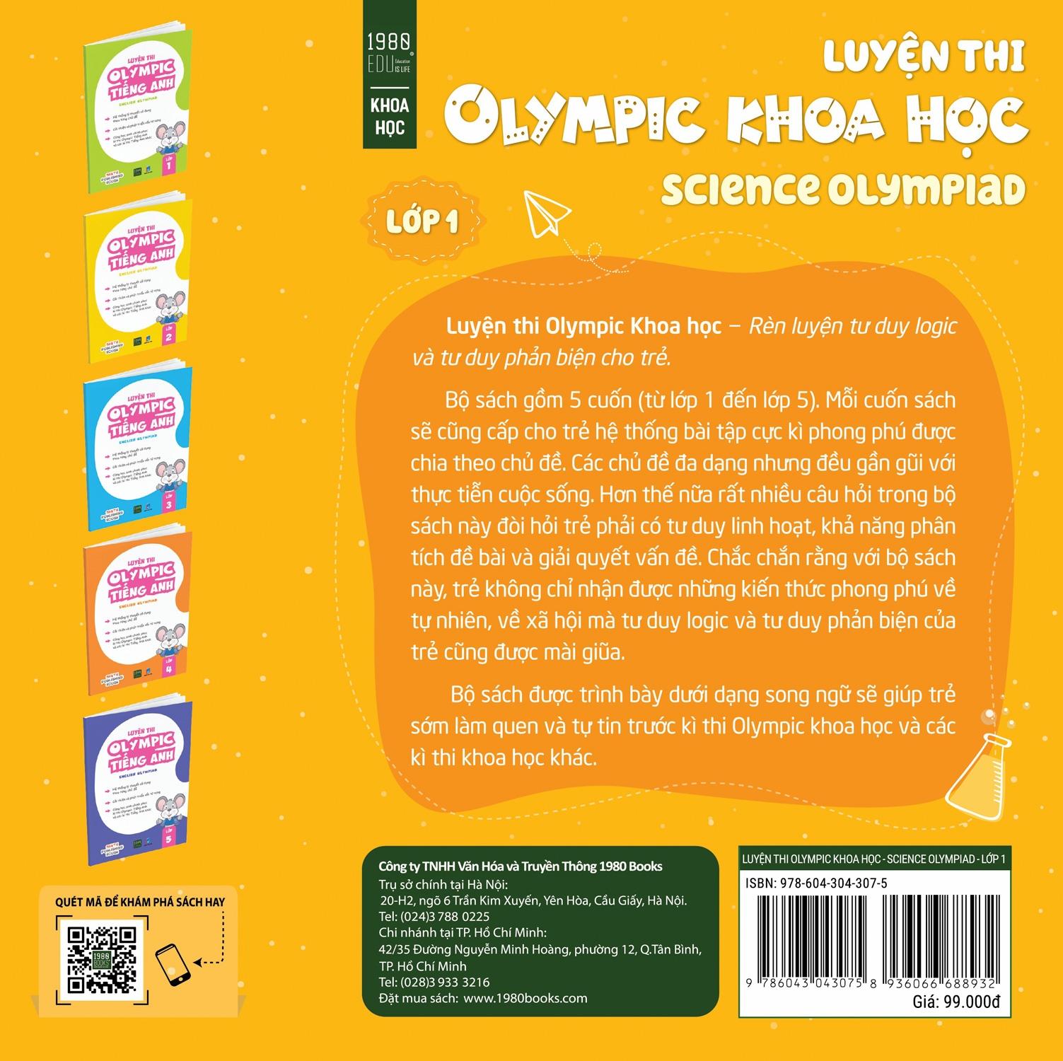 Luyện Thi Olympic Khoa Học Lớp 1
