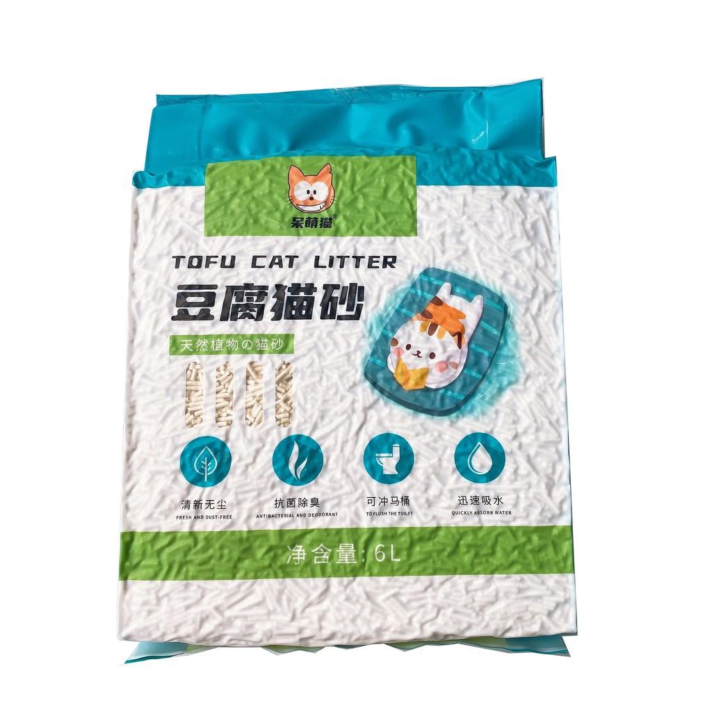 CÁT VỆ SINH CHO MÈO TOFU - CÁT ĐẬU PHỤ ( 2,5KG-6L)