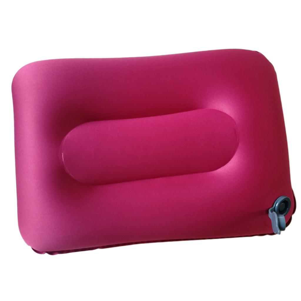2xInflatable Camping Pillow Head Neck Protective, Rest Blow Travel Pillows