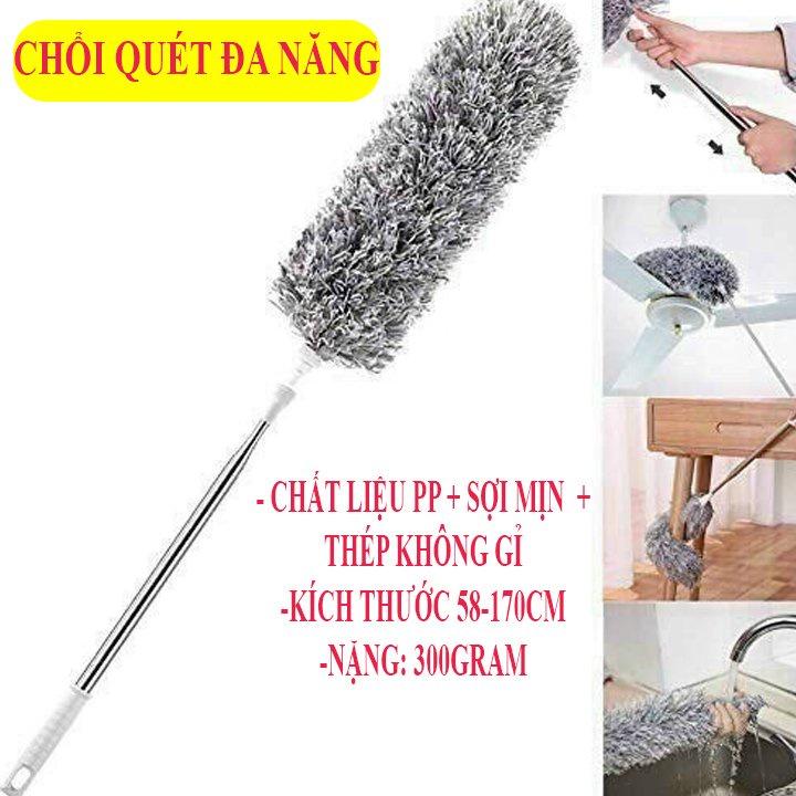 Chổi quét trần nhà Pulito, mạng nhện, bụi bẩn, thông minh đa năng dễ sử dụng