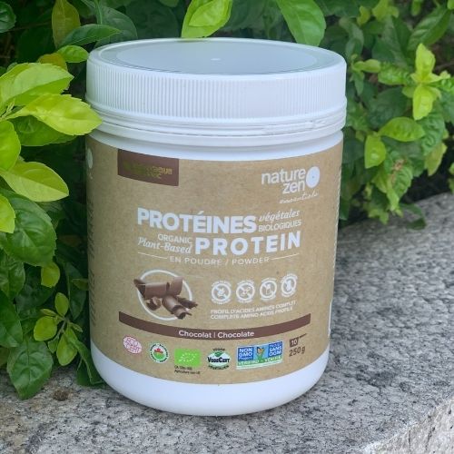 BỘT PROTEIN THỰC VẬT HỮU CƠ NATURE ZEN CAO CẤP - VỊ CHOCOLATE 468G