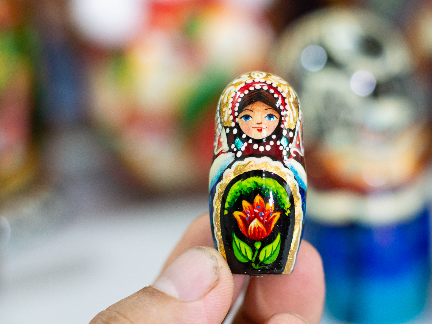 BỘ BÚP BÊ NGA MATRYOSHKA 5 LỚP 18CM "CỔ TÍCH PHƯỢNG HOÀNG LỬA" CỰC ĐẸP VÀ SANG TRỌNG