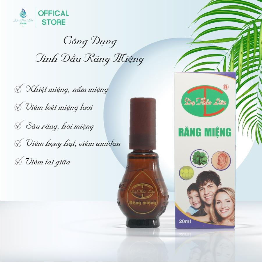 Tinh Dầu Răng Miệng Dạ Thảo Liên 20ml Thảo Dược Thiên Nhiên, Da Thao Lien Oral Essential Oil 100% natural 20ml
