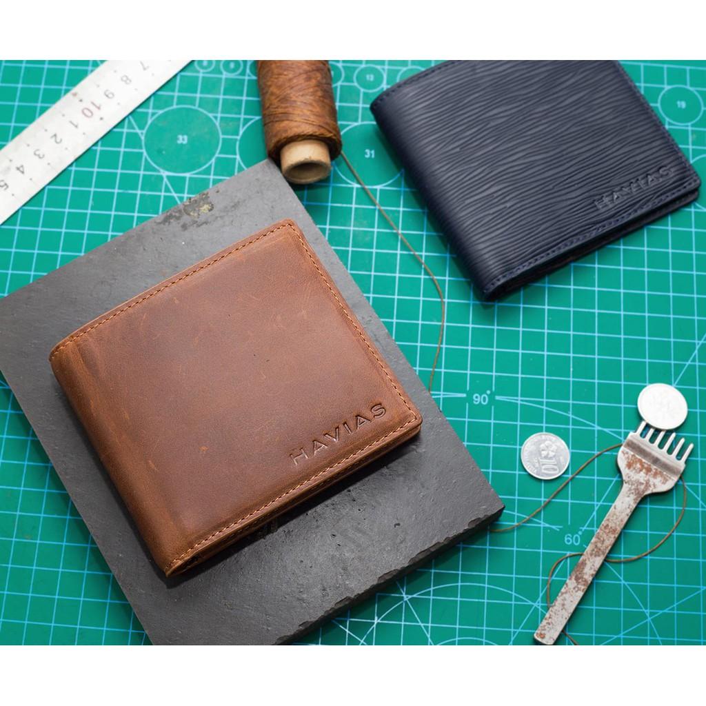 Ví Ngắn Enus Handcrafted Wallet HAVIAS_Nâu