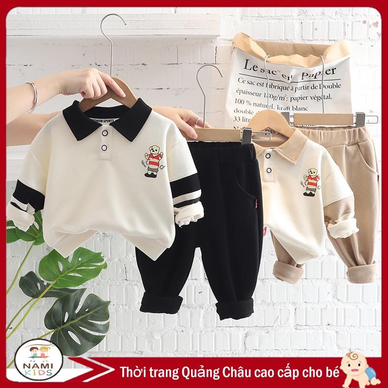 Set quần áo thể thao cá tính cho bé trai (hàng quảng châu)