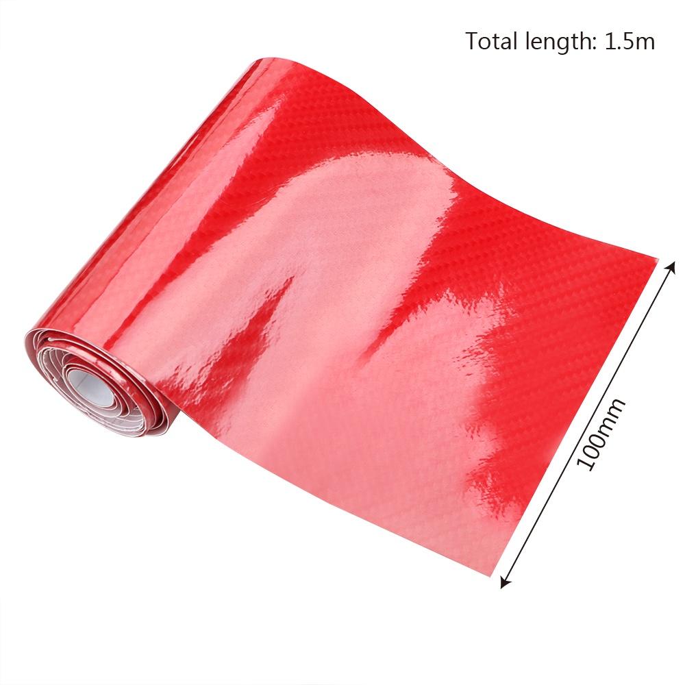Phim vinyl sợi carbon 5D bóng dán trang trí xe hơi kích thước 10cmX152cm DIY