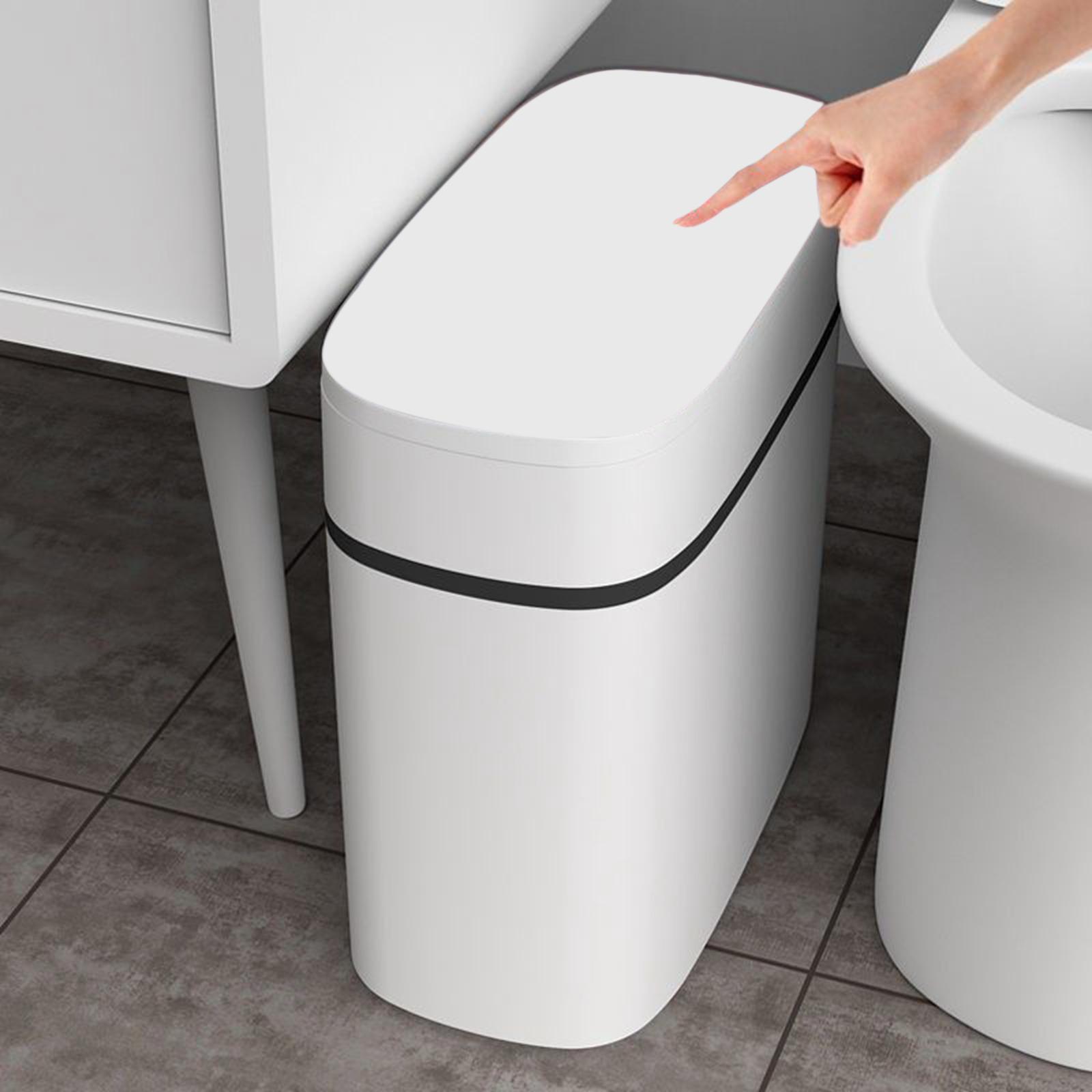 16L Intelligent Garbage Bin with Lid Large Capacity for Home Study Office