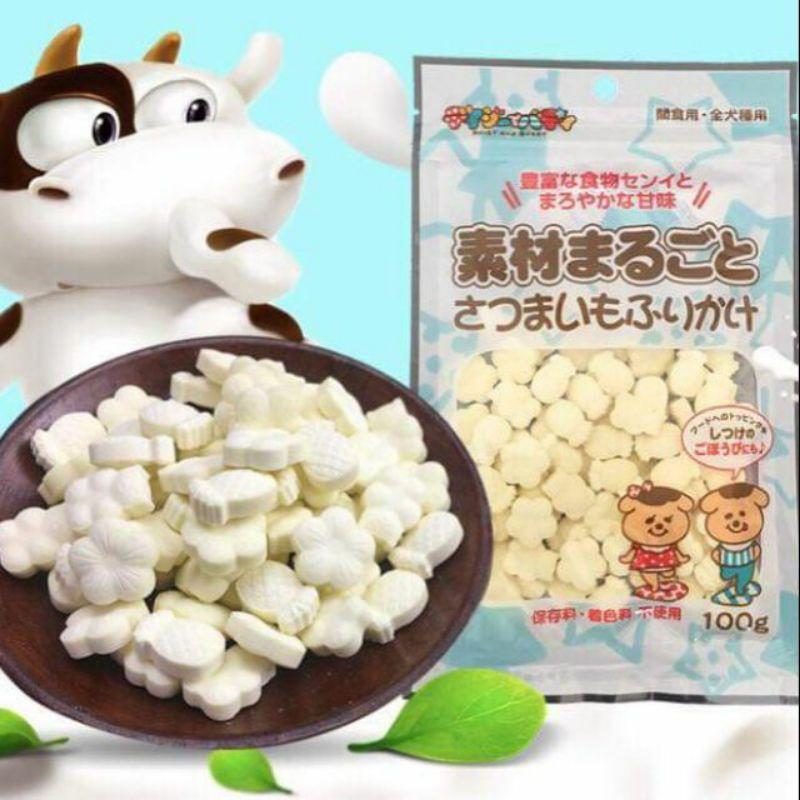 Bánh canxi sữa dê cao cấp cho chó mèo thú cưng