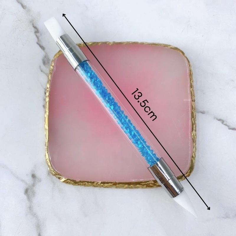 Bút Silicone Đa Năng Hai Đầu, Bút Nặn Hoa, Đẩy Sticker, Dán Foil, Chỉnh Hình Gel Nữ Women Sơn Gel