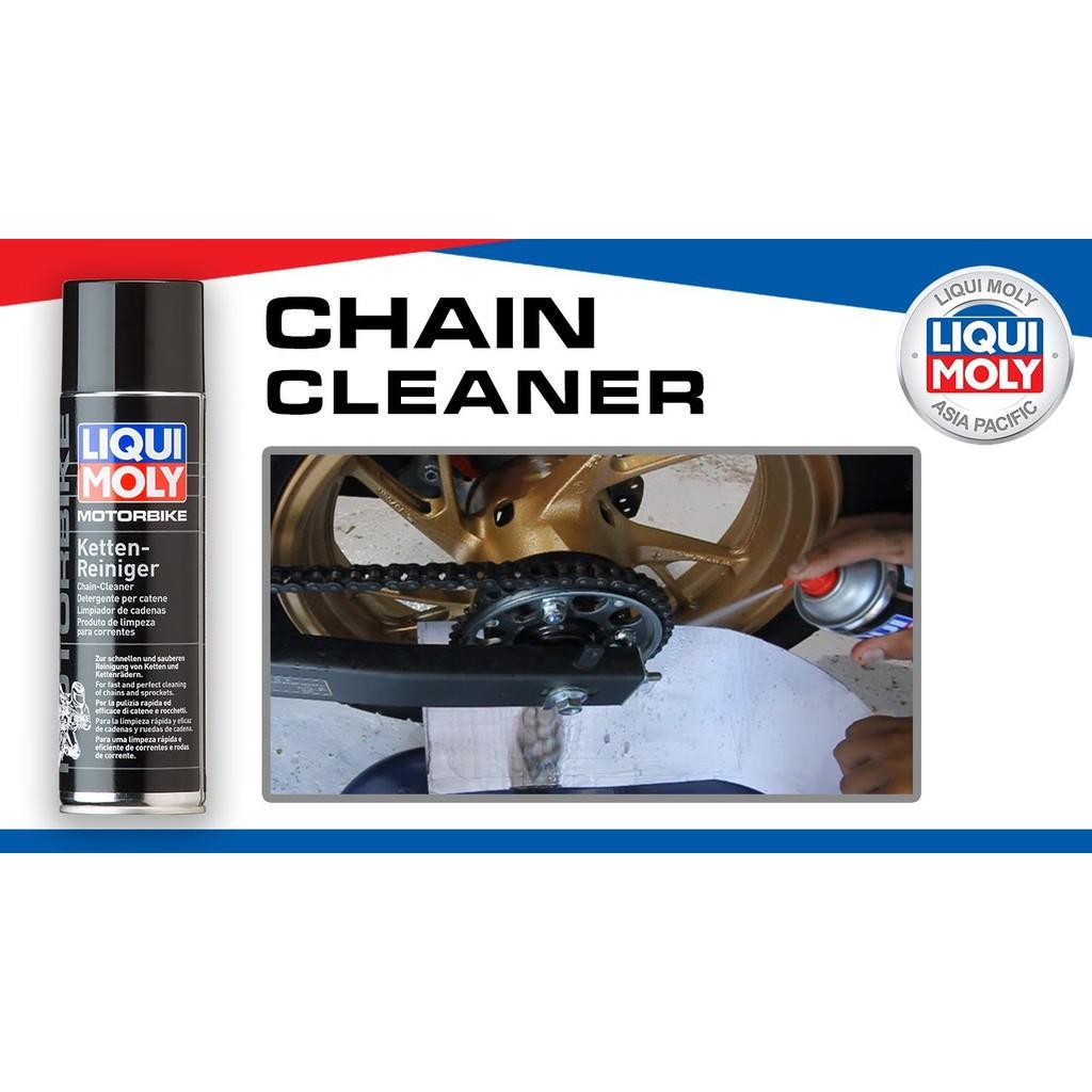 Chai Xịt Vệ Sinh Sên có phốt cao su Liqui Moly Motorbike Ketten Reiniger 1602