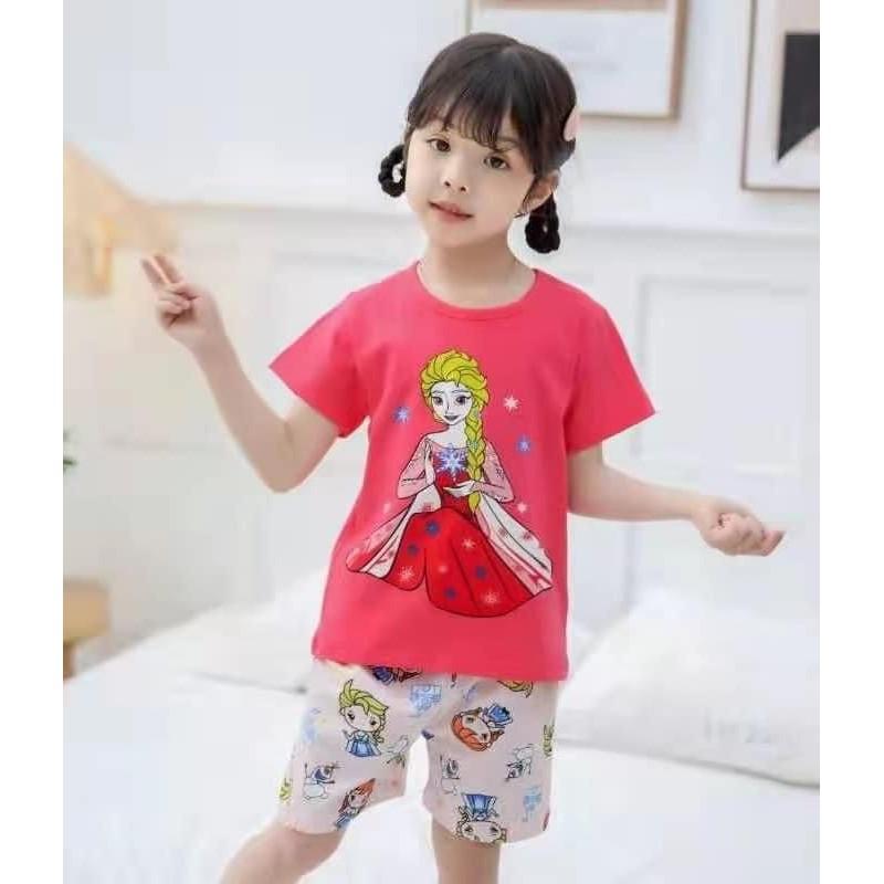 Bộ Cotton Xuất Hàn Hàng Quảng Châu Cho Bé