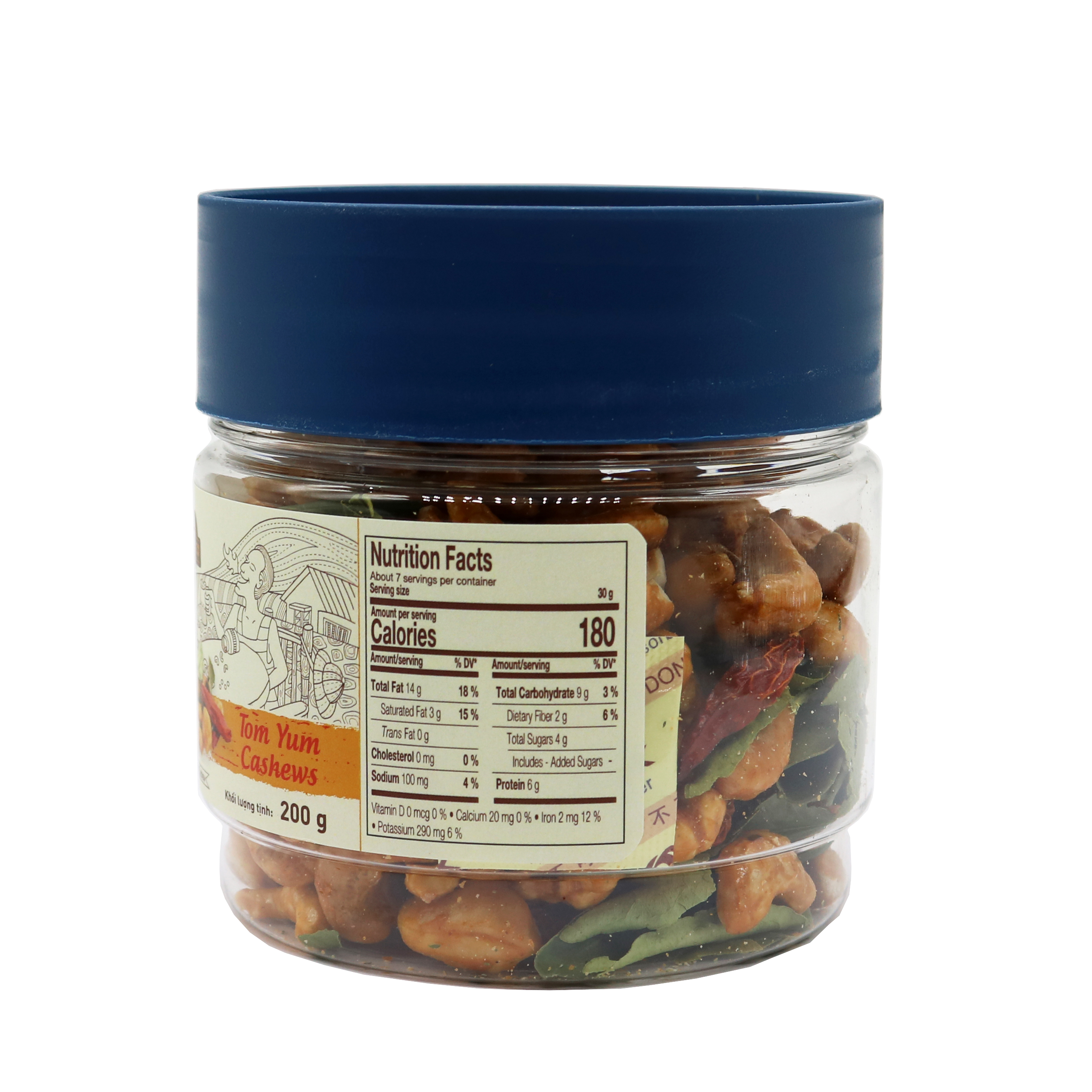 Hạt điều Tomyum LAFOOCO hủ 200g