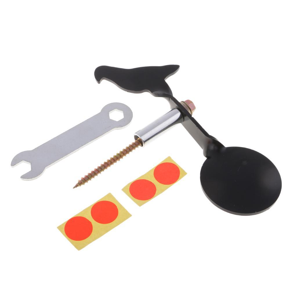 2x Stainless Steel Spinners Target Rotate Shooting Practice Plinking Targets
