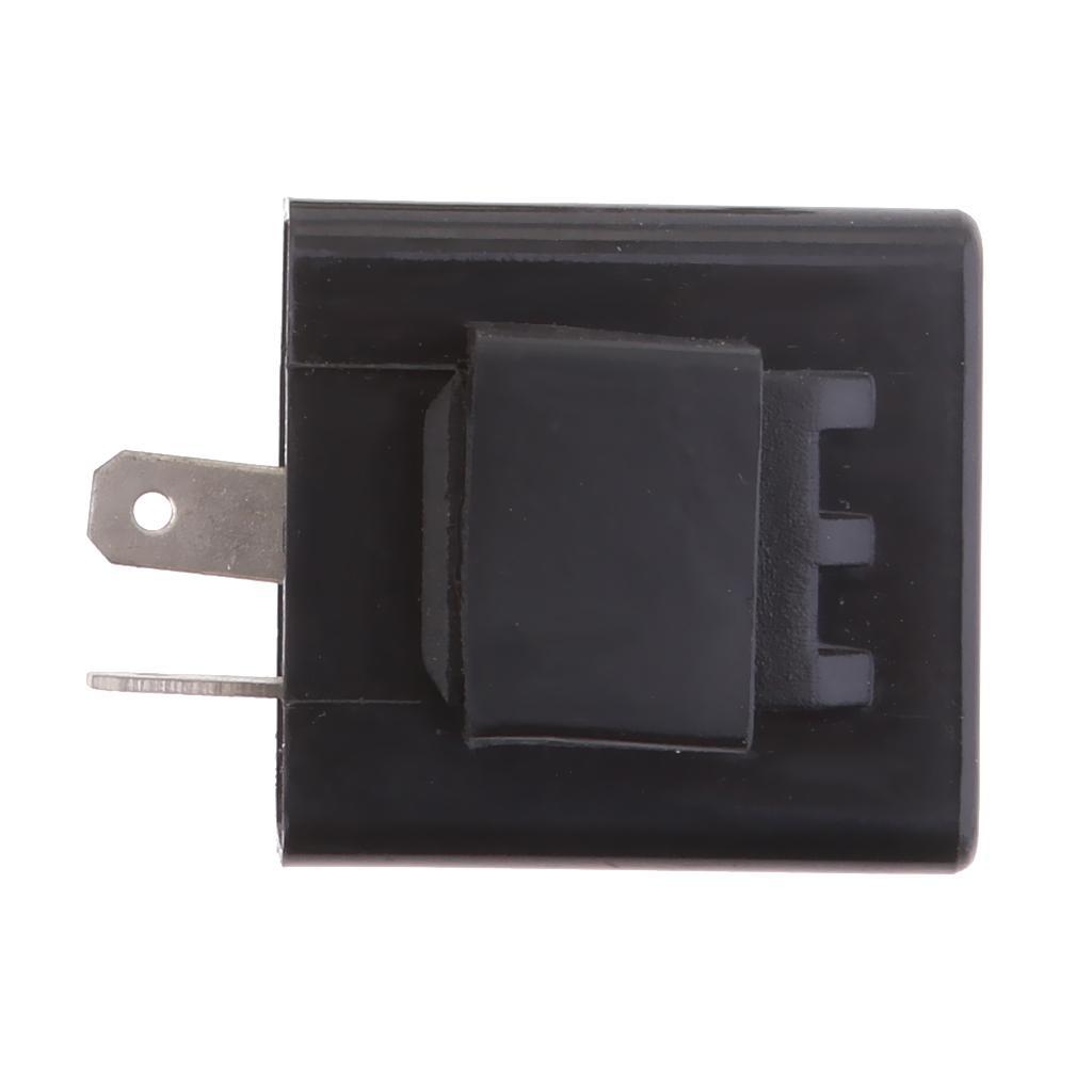 3-4pack Motorcycle 2 Pin Speed Adjustable LED Indicator Flasher Relay Resistor
