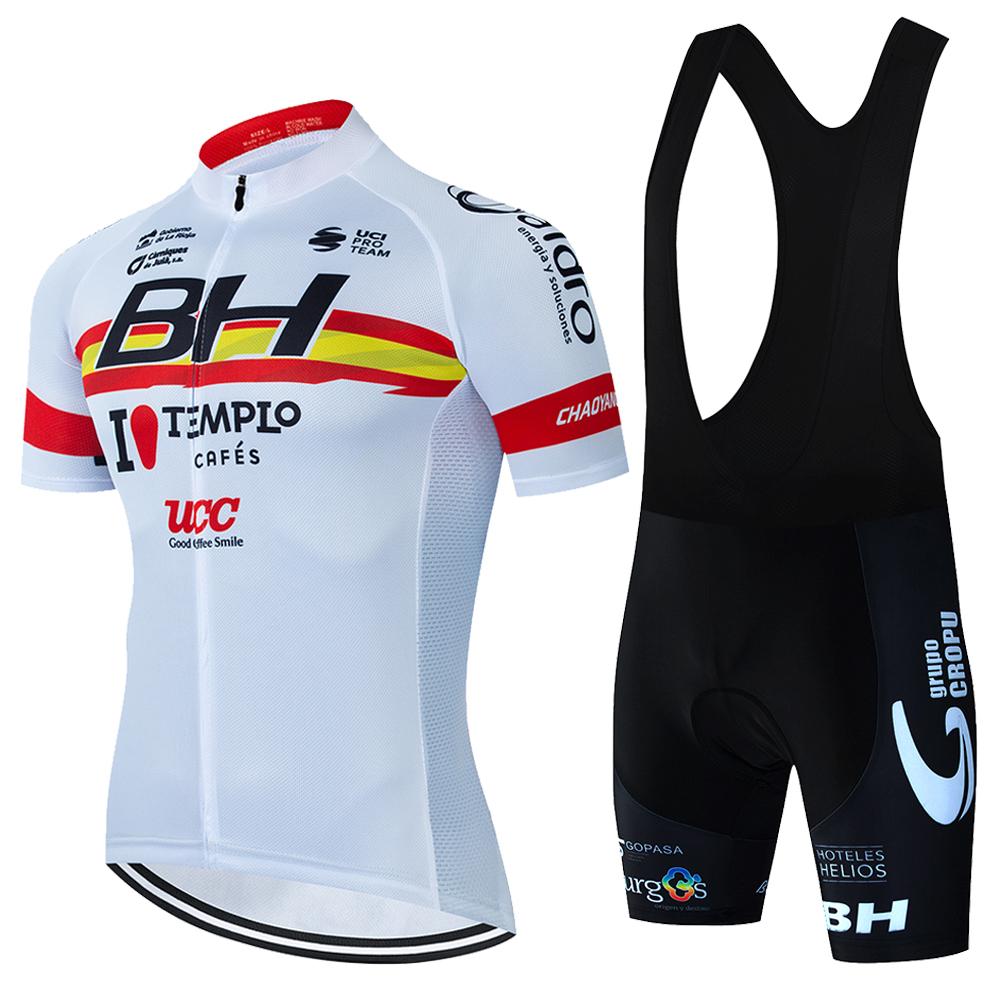 2023 Mùa hè BH Pro Cycling Jersey đặt đàn ông xe đạp tay áo ngắn xe đạp xe đạp Tricota Maillot đi xe đạp áo sơ mi cổ áo Color: 8 Size: XS