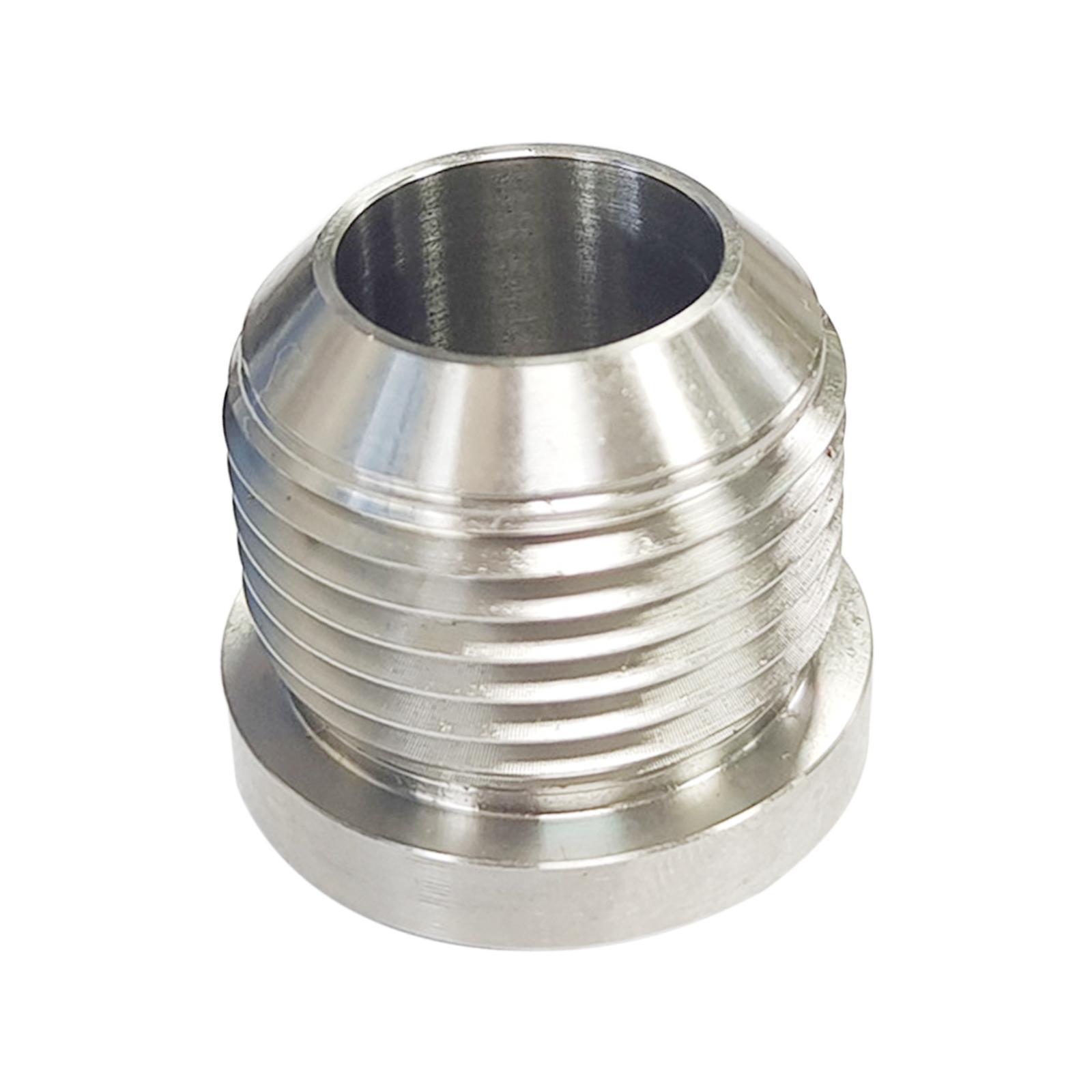 Stainless Steel Male Weld on Fitting Male Billet Assembly Durable Easy Installation Spare Parts Replacement Water Fuel Oil Tank Hose Adapter