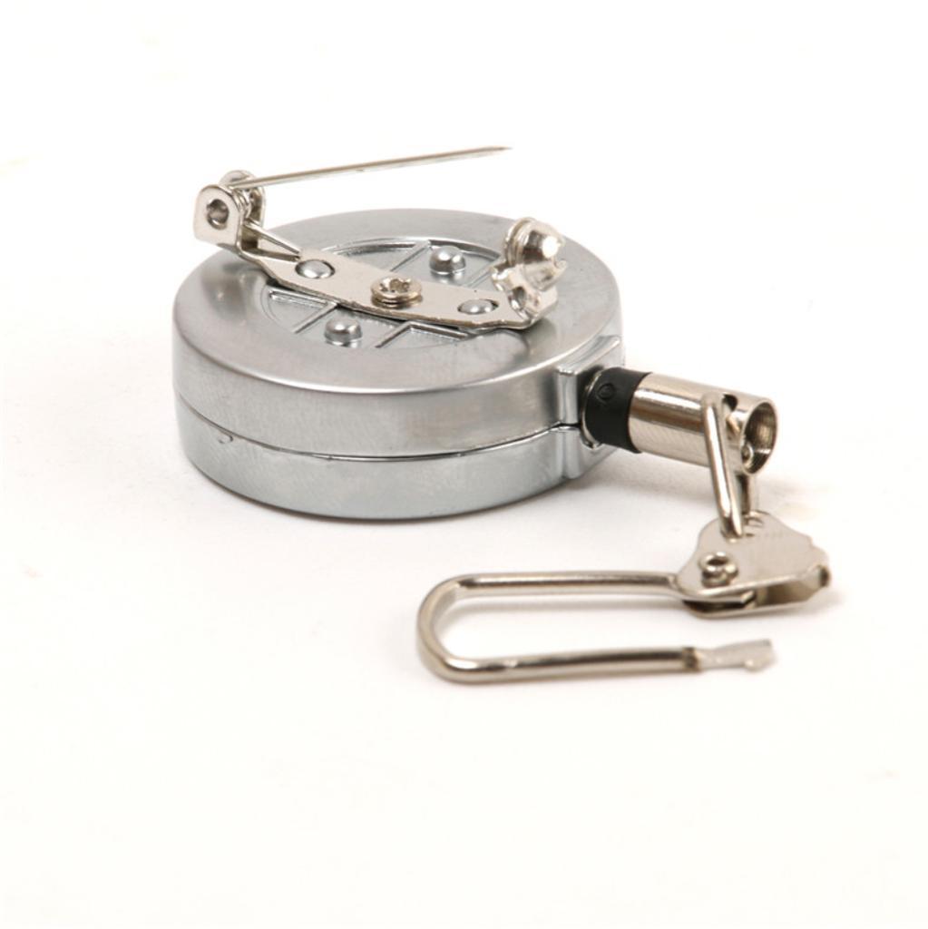Elastic Fishing Lanyard Quick Release Holder And Mini Pin-on Retractor