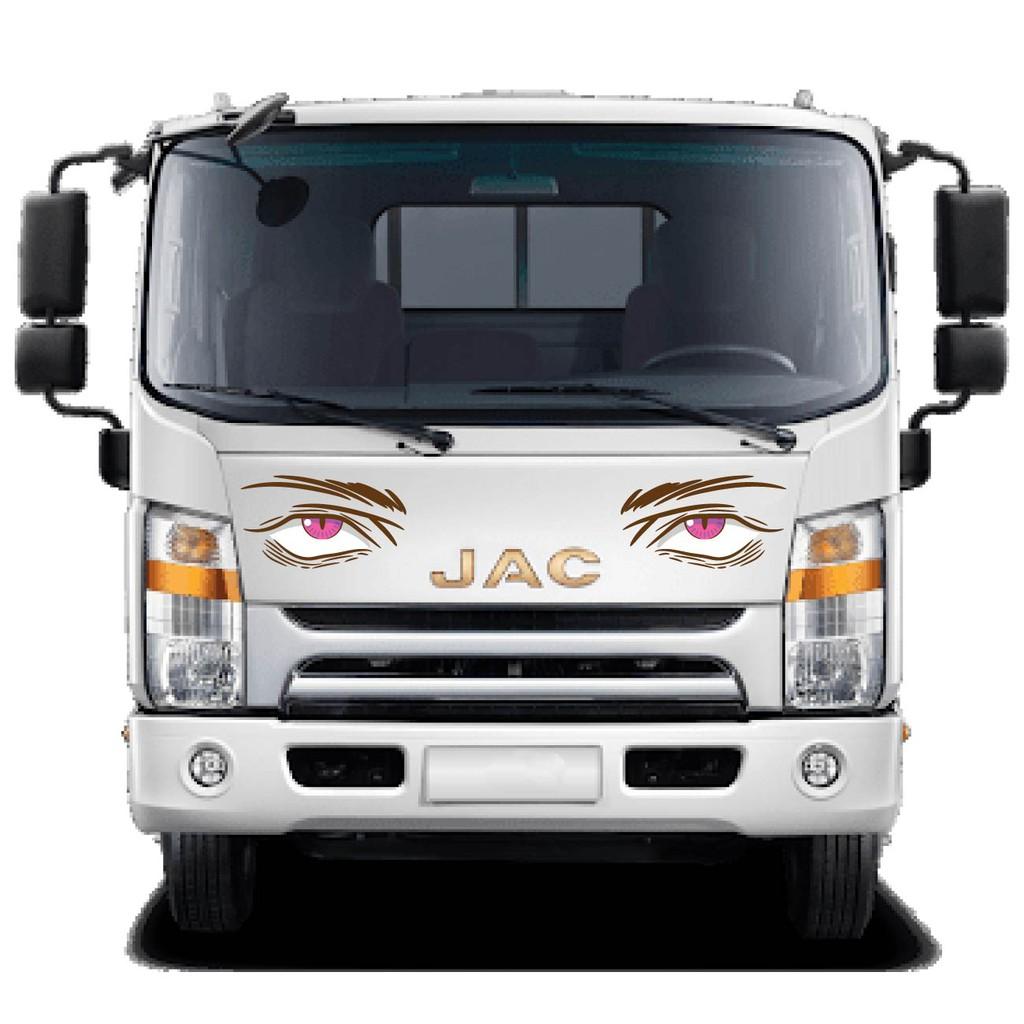 Tem đôi mắt, miếng dán xe tải, decal trang trí xe Kia, tải Hino, Suzuki SM-12